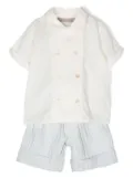 La Stupenderia short-sleeve shorts set - Neutrals