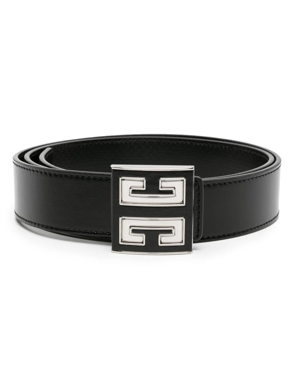 Givenchy 4g-buckle Reversible Belt In Schwarz