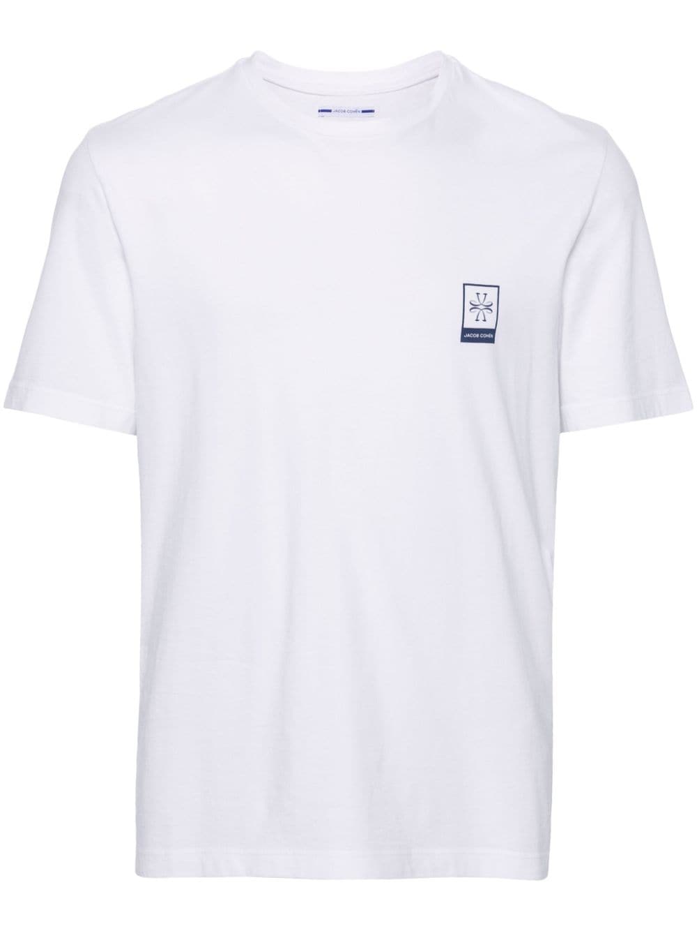 Jacob Cohen Logo-print Cotton T-shirt In White