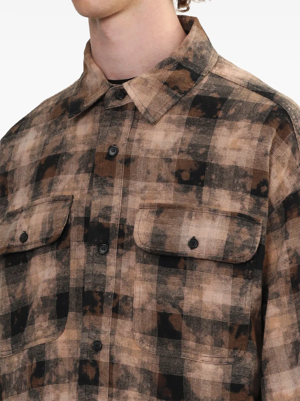 PALM ANGELS　チェックシャツ【がーどまん愛用】 PALM ANGELS チェックシャツ【がーどまん愛用】 - メルカリ