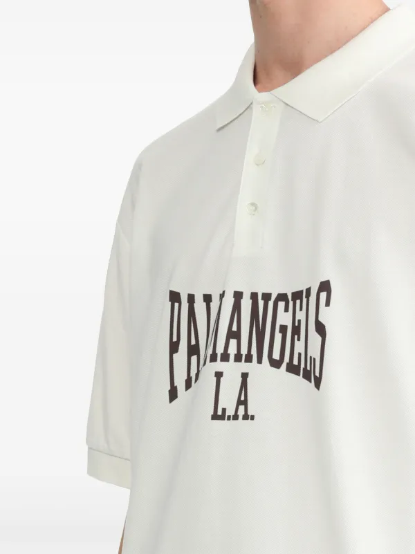Palm Angels ロゴ ポロシャツ | ホワイト | FARFETCH JP