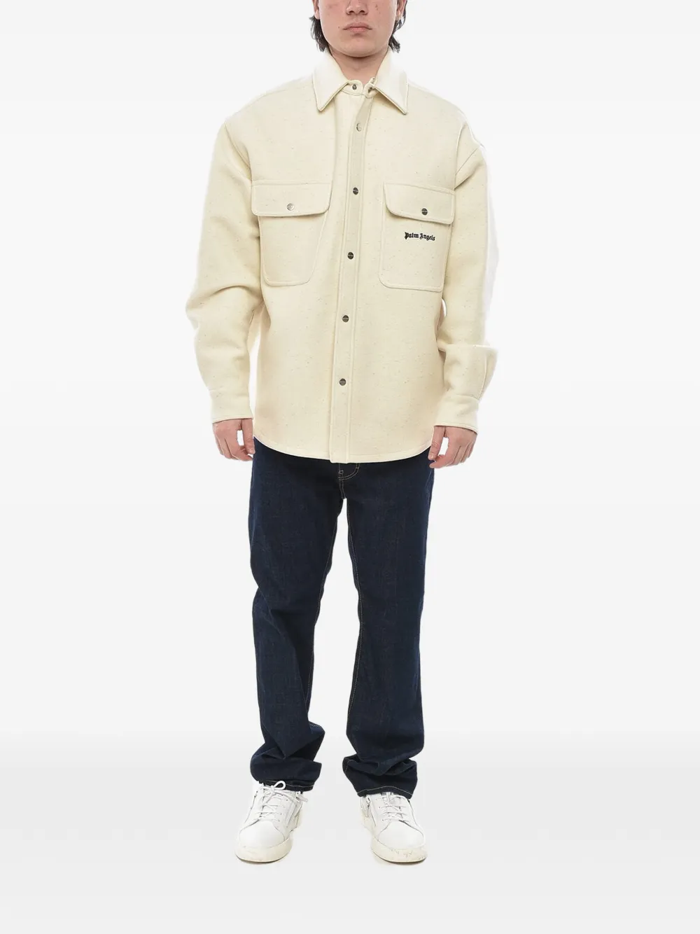 Palm Angels Jack met geborduurd logo Wit