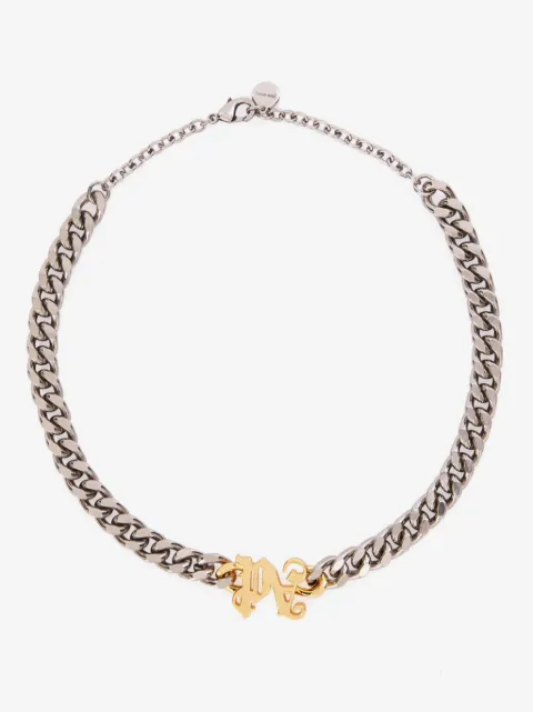 Palm Angels collar con monograma PA