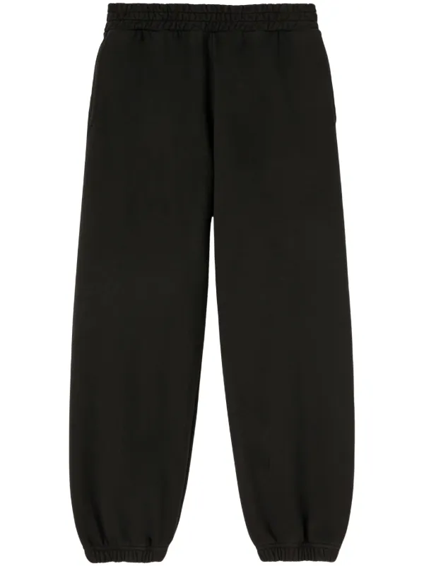 Palm Angels College Cotton Track Pants Black FARFETCH TH