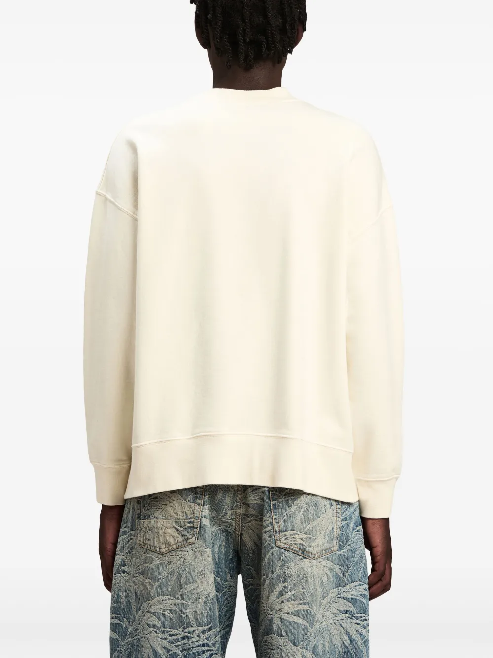 Palm Angels Sweater met print Beige