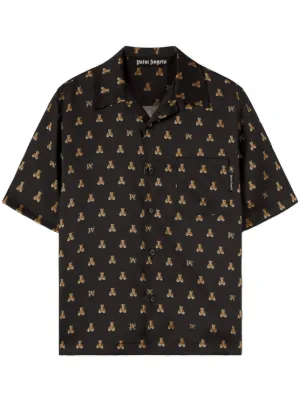 Palm Angels banana-print Shirt | Blue | FARFETCH