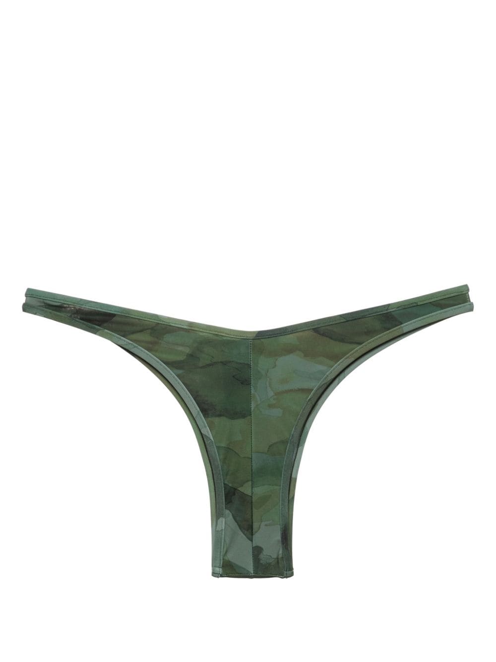 Palm Angels Bikinislip met camouflageprint Groen