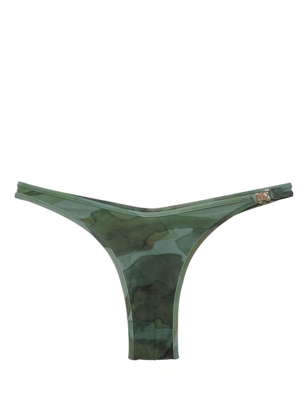 Palm Angels Camo-print bikini bottoms Groen