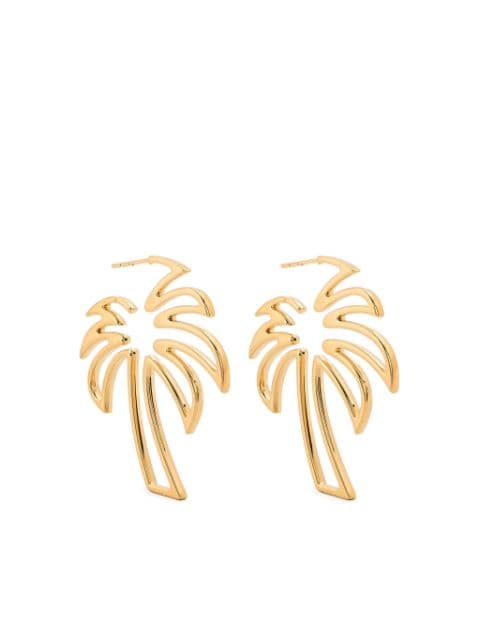 Palm Angels palm tree-shaped drop earrings