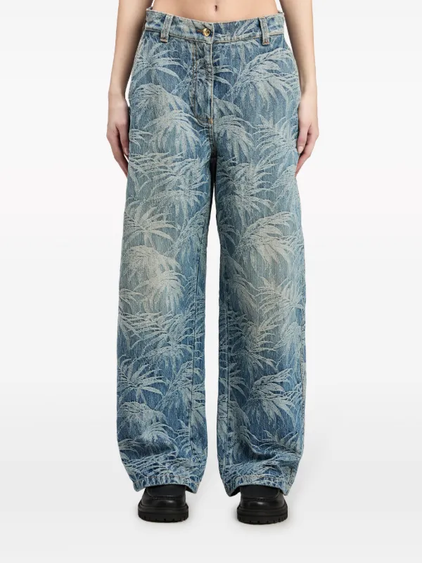 デニム・ジーパン PALM ANGELS Woman Jeans Denim PWYB031F23DEN001 4060 PALM ANGELS デニム ジーンズ (Palm Angels/デニム・ジーパン