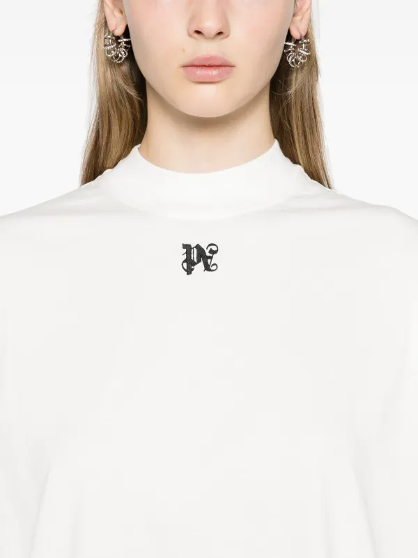 Palm Angels Angel's wings&Palm Angels Tシャツ Palm Angels wings-print T-shirt | White | FARFETCH