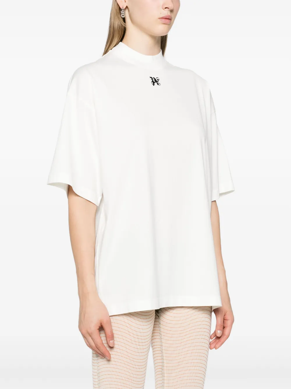 Palm Angels T-shirt met vleugelprint Wit