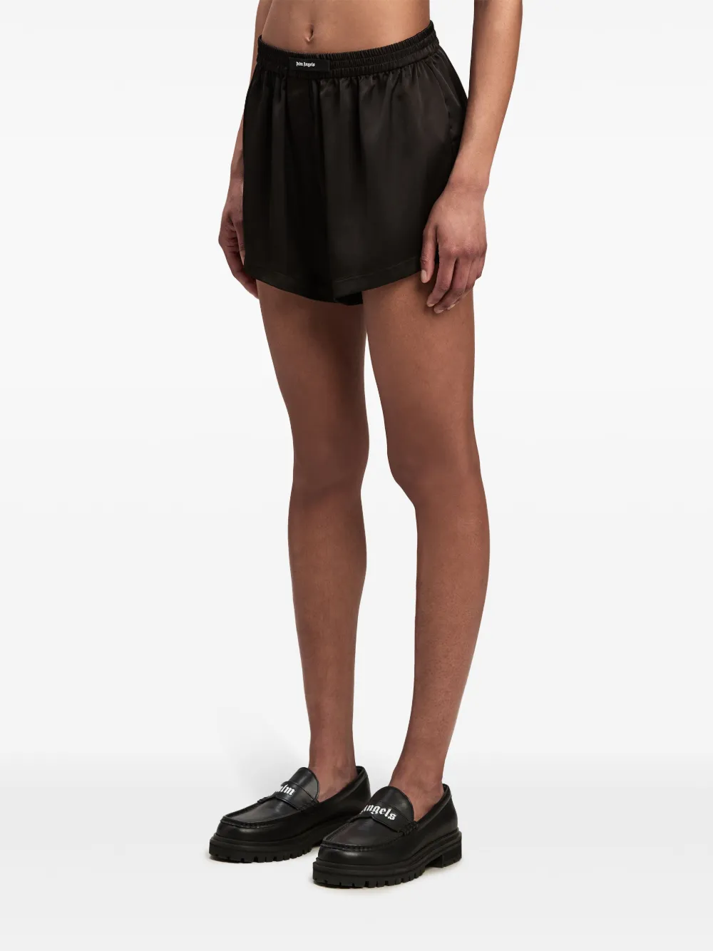 Palm Angels Boxershorts met logopatch Zwart