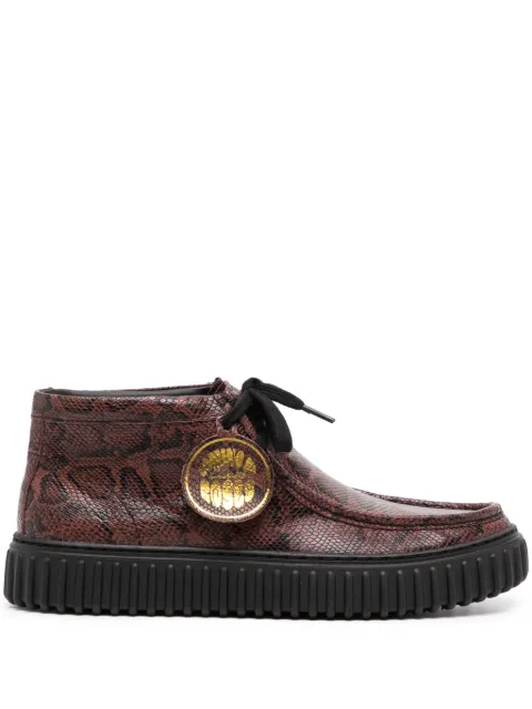 Martine Rose botas con estampado de piel de serpiente
