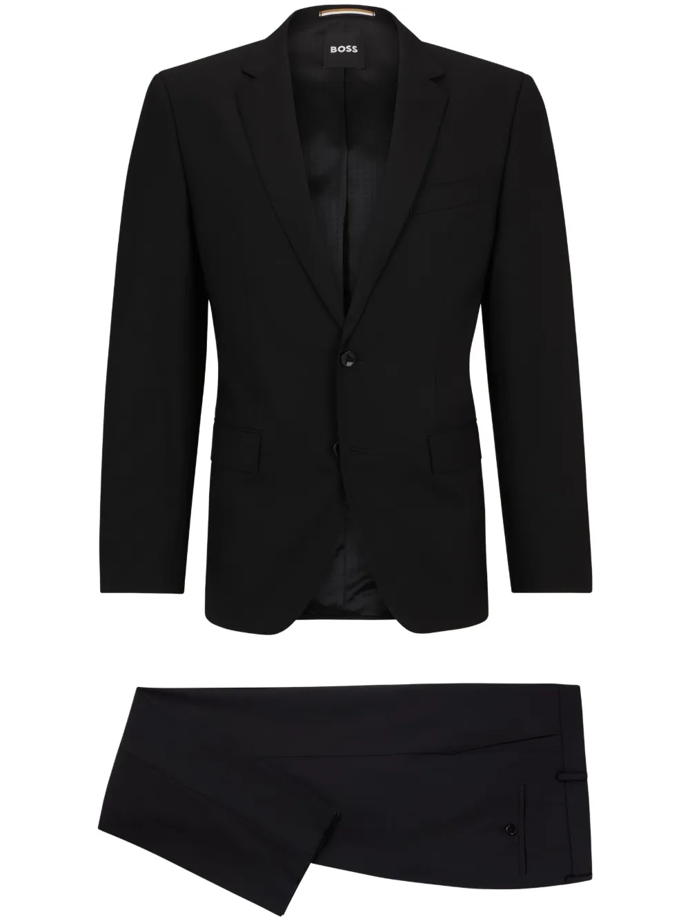 BOSS traje con botones | negro | Image 1