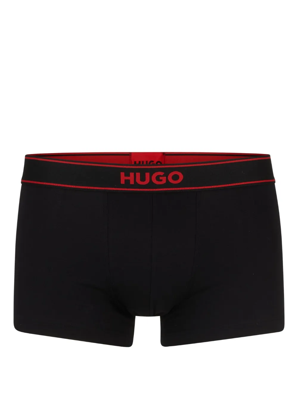 HUGO Cueca boxer com logo | Preto | Image 1