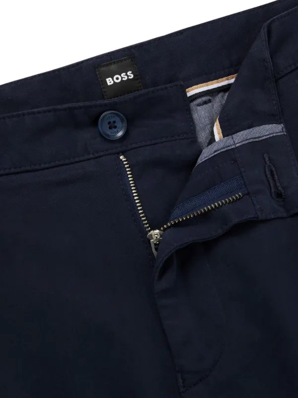 【関税込み】BOSS ブルー レギュラーフィット ショートパンツ BOSS ショートパンツ | ブルー | FARFETCH JP