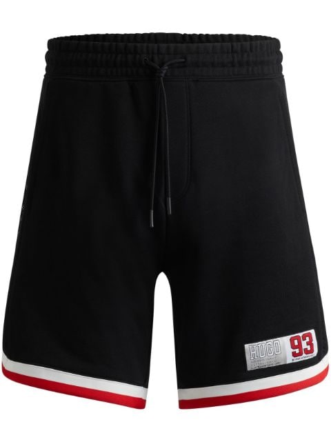 HUGO shorts deportivos con aplique del logo