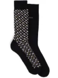 BOSS intarsia-knit socks (pack of two) - Black