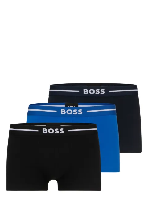 BOSS Kit 3 cuecas com logo no cós