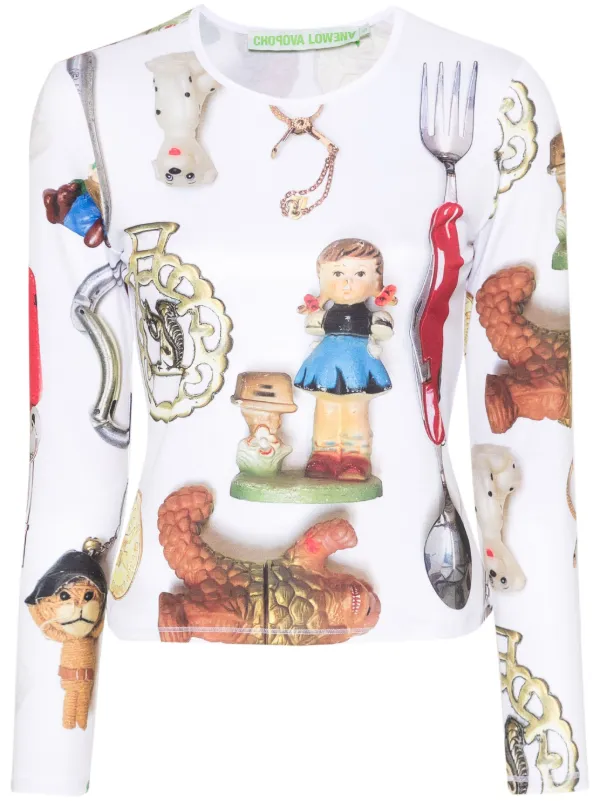 Chopova Lowena Bits And Bobs-print T-shirt - Farfetch