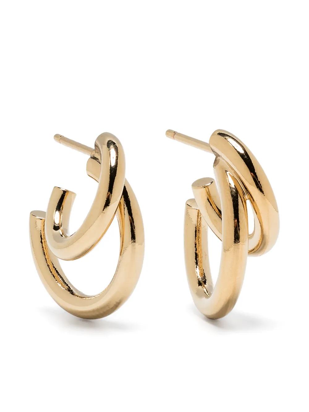 Isabel Marant Saya Half-hoop Earrings In 金色