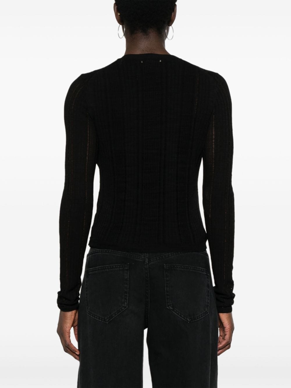 Shop Isabel Marant Denize Button-up Cardigan Set In Black