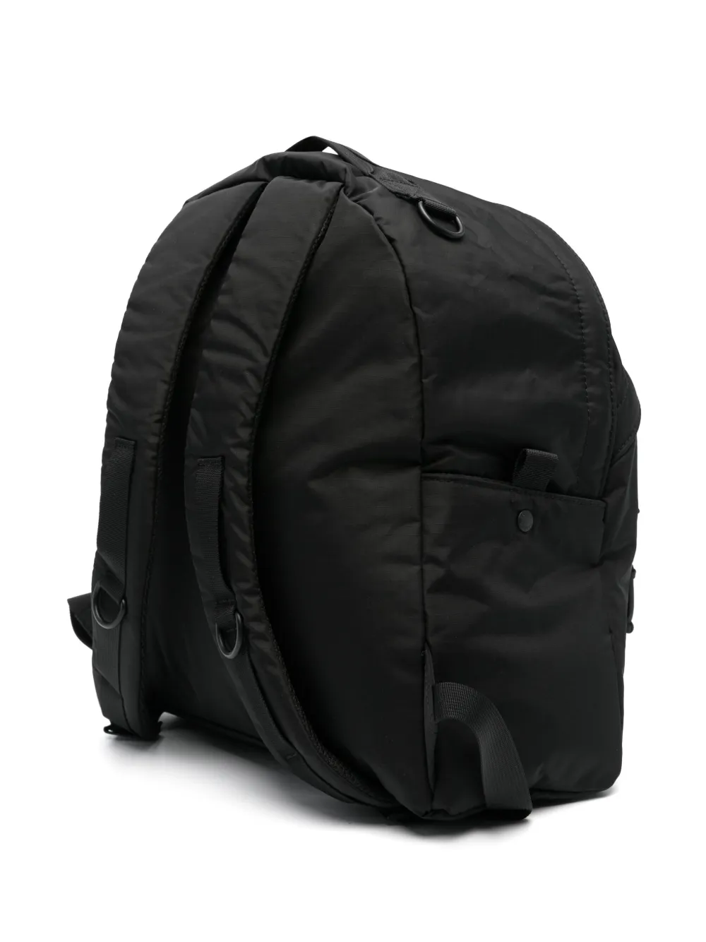Porter-yoshida & Co Logo-patch Ripstop Backpack In Black