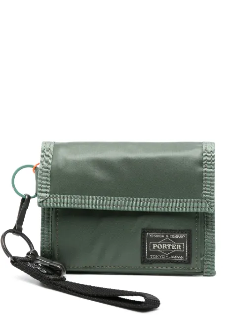 Porter-Yoshida & Co. logo-appliqué tri-fold wallet