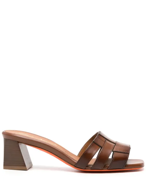 Santoni 60mm interwoven-strap sandals