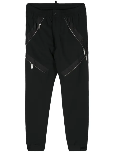 DSQUARED2 zip-detail tapered trousers