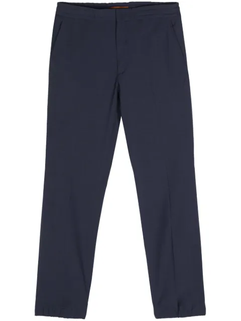 Zegna pantalon en laine à coupe slim