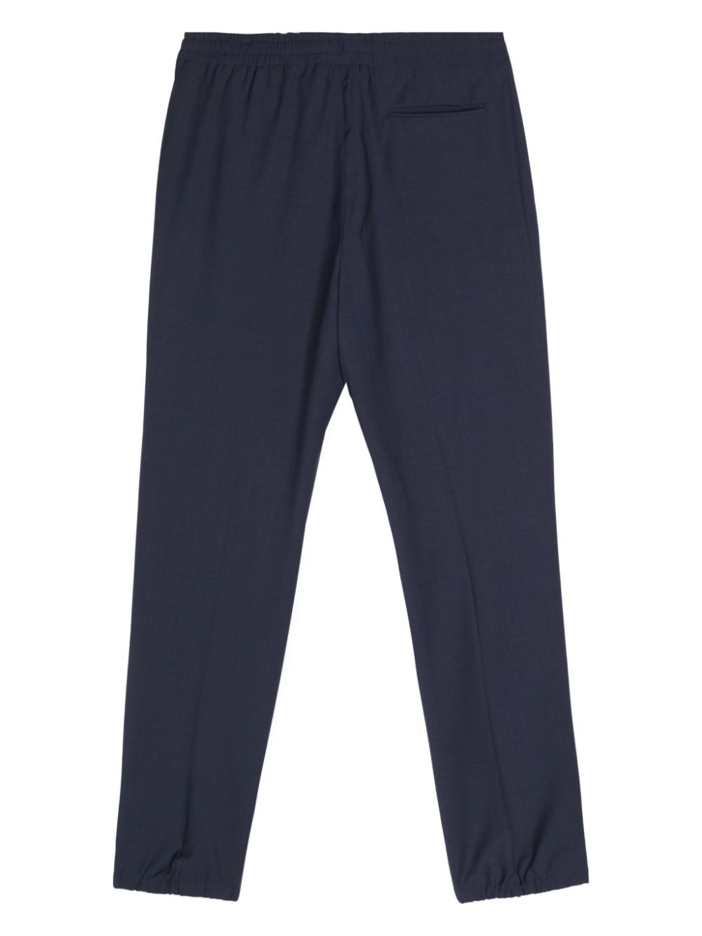 Zegna slim-fit wool trousers - Blue