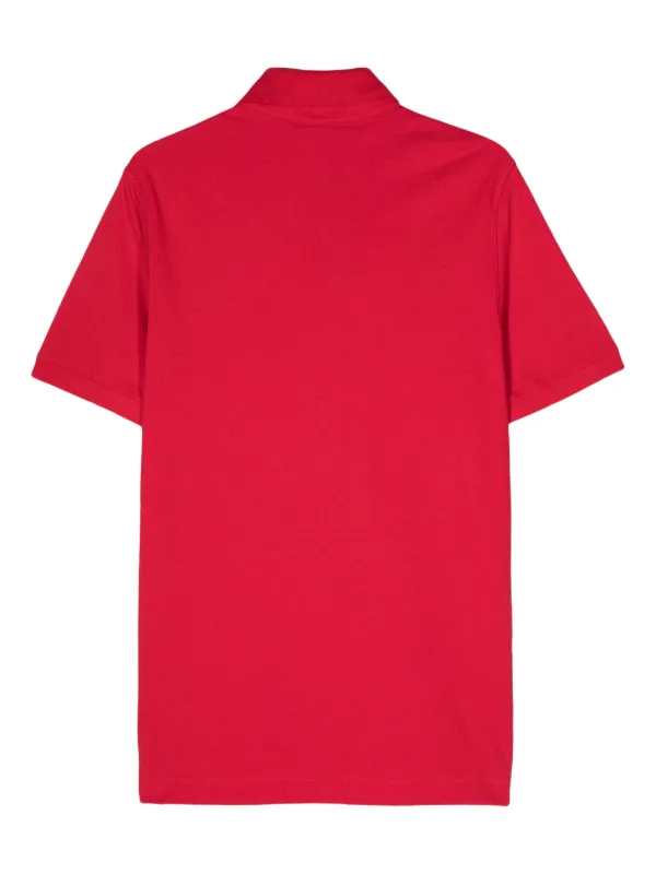 Dolce & Gabbana logo-plaque Polo Shirt | Red | FARFETCH UK