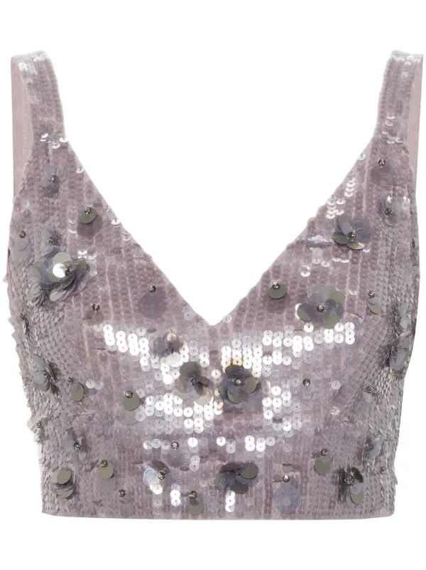 Luxury Rhinestone Embellished Halter Neck Top with Crystals and Luxury Rhinestone Embellished Halter Neck Top with Crystals and