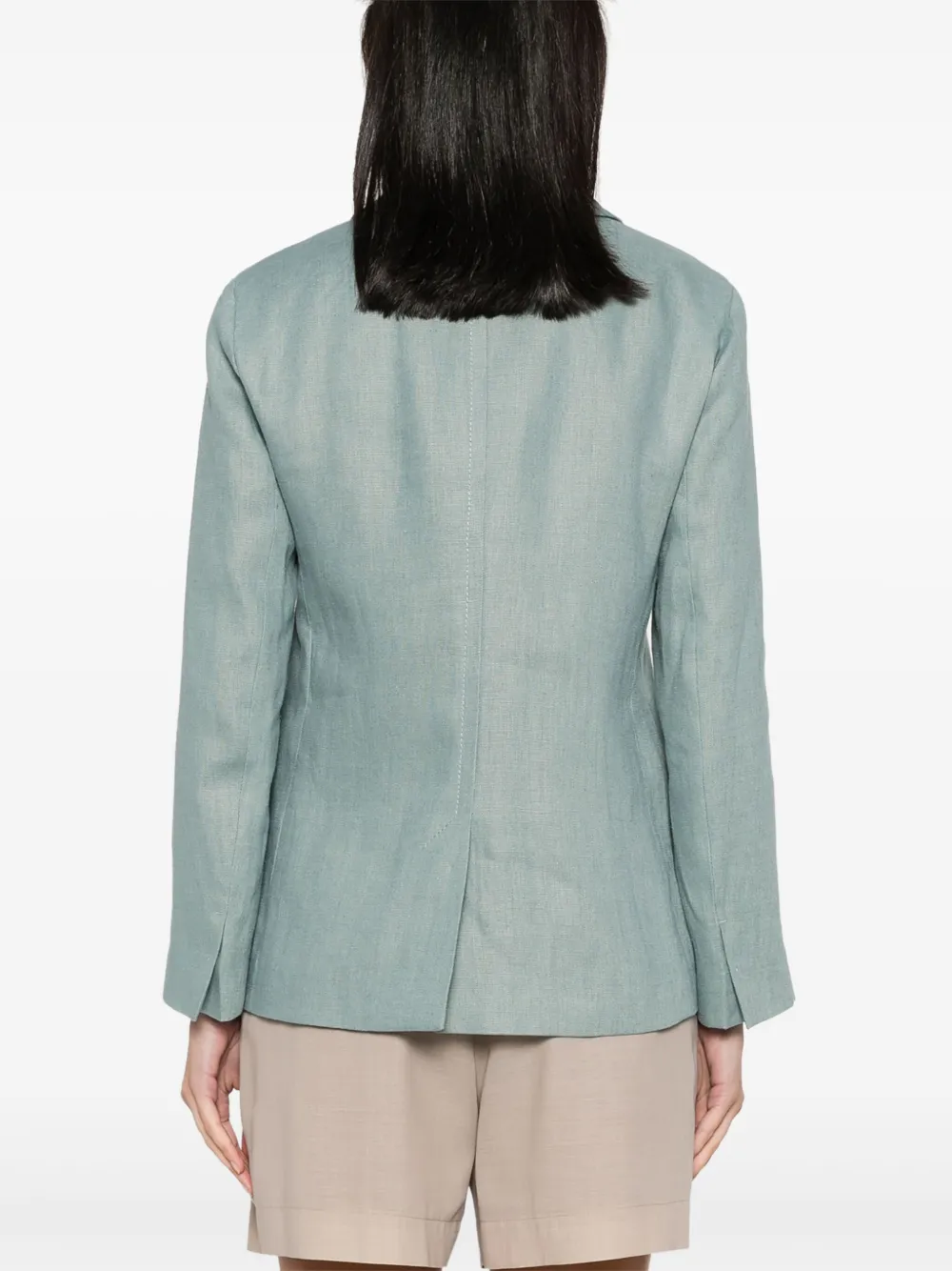 'S Max Mara Socrates blazer met enkele rij knopen Blauw