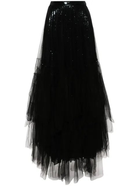 Ralph Lauren Collection sequinned tulle maxi skirt