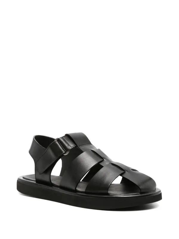 Studio Nicholson Cassius レザーサンダル | ブラック | FARFETCH JP