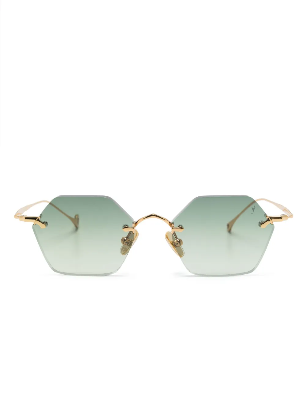 Eyepetizer Carnaby geometric-frame sunglasses | Gold | Image 1