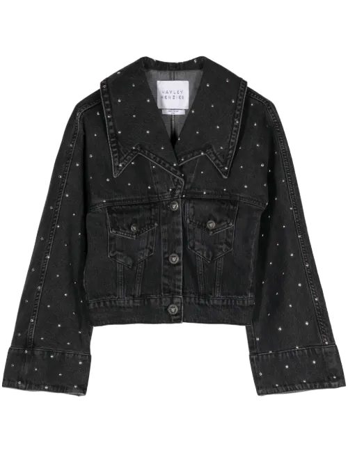 Veste en jean à détails de clous - Hayley Menzies - Modalova