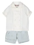 La Stupenderia short-sleeve shorts set - Neutrals