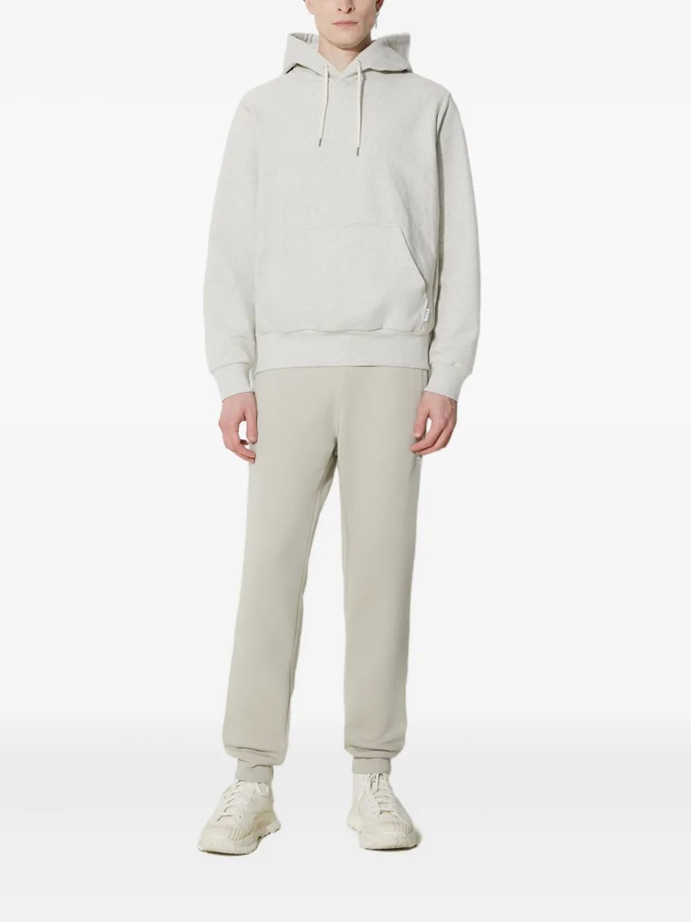 Apc Drawstring-pocket Hoodie In Gray