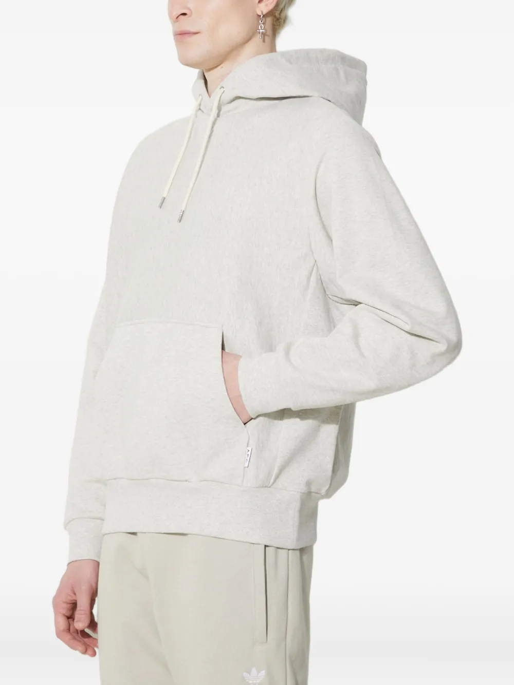 Apc Drawstring-pocket Hoodie In Gray