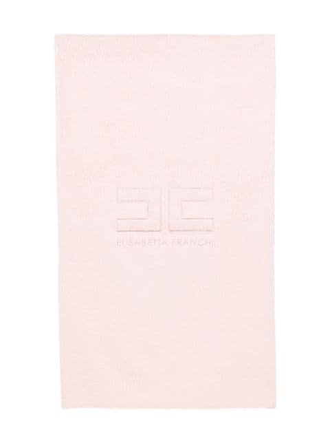 Elisabetta Franchi La Mia Bambina logo-embroidered bath towel 