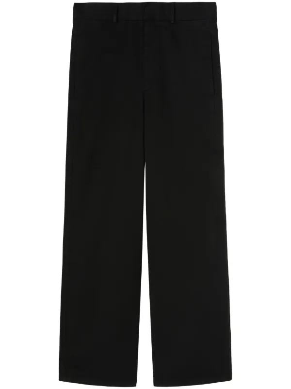 Palm Angels◇ストレートパンツ/M/ポリエステル/ブラック/総柄/