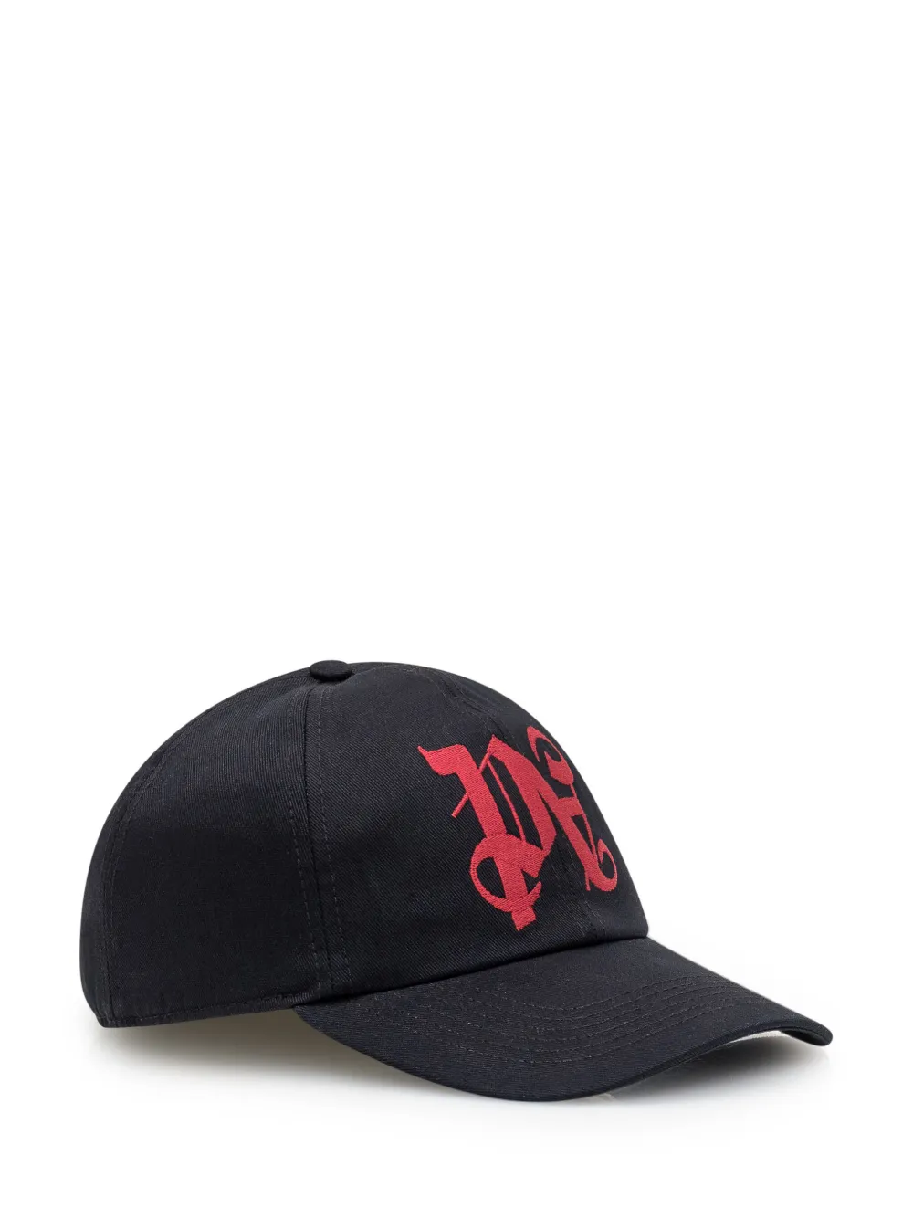 Palm Angels Katoenen honkbalpet met geborduurd logo Zwart