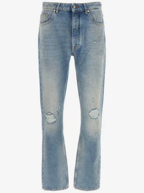 Palm Angels monogram-print jeans