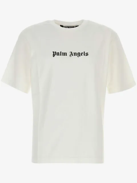 Palm Angels playera con logo estampado