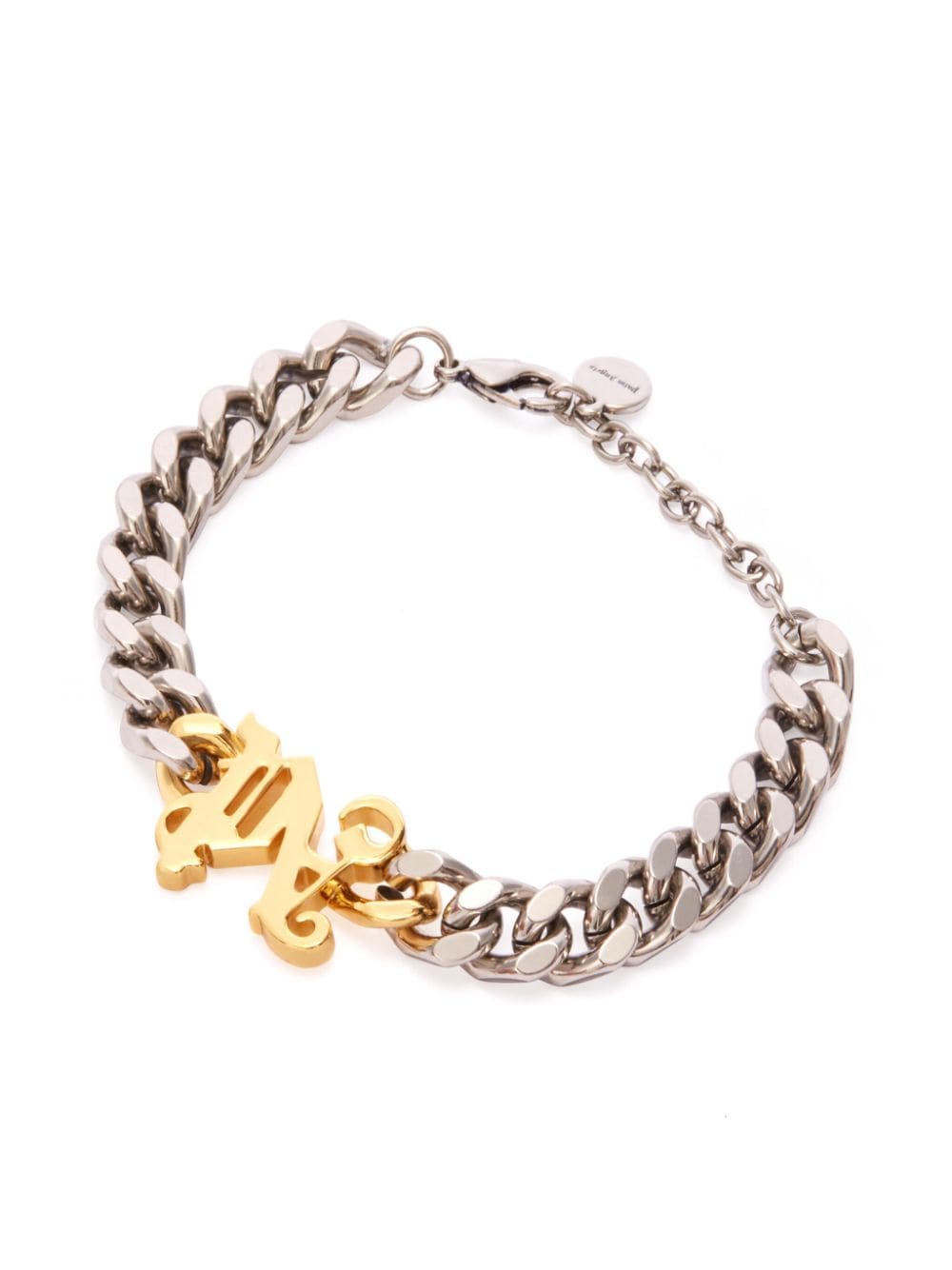 PA monogram chain bracelet