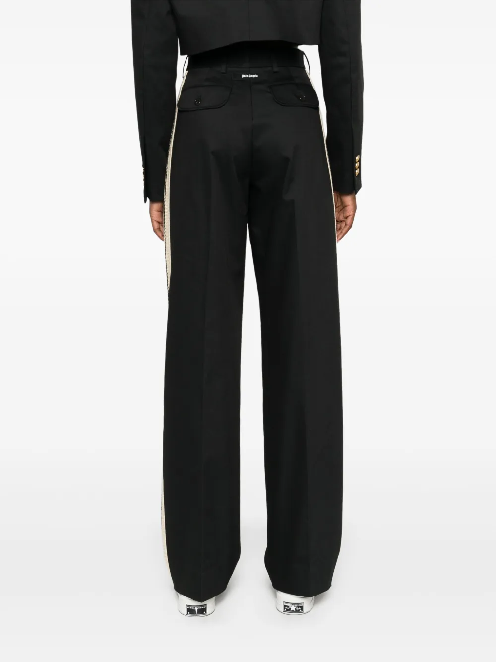 Palm Angels Katoenen broek Zwart